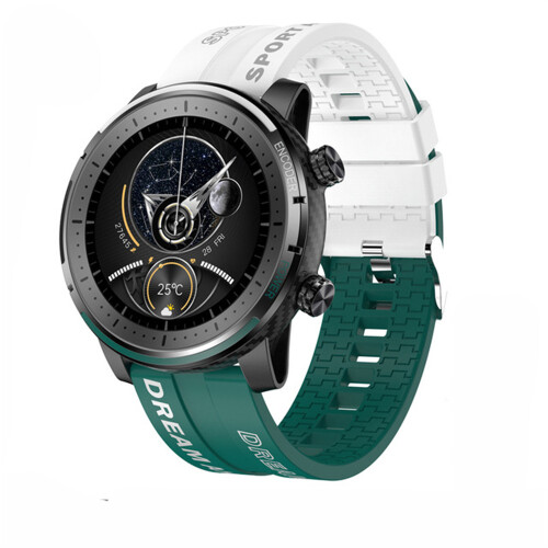 (Orange) New Bluetooth Compatible Waterproof HD Screen Talking Watch for Android and IOS 2