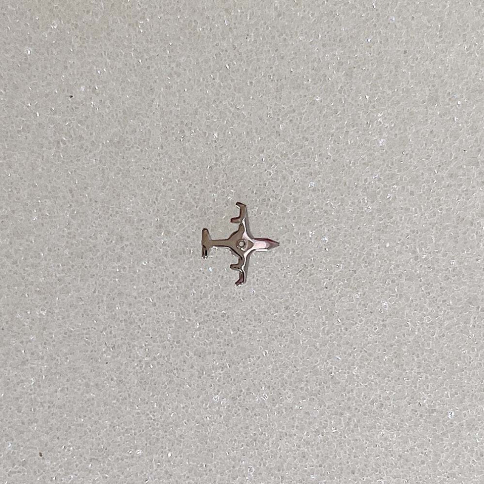 (Silver) Watch Repair Replacement Parts Airplane Shape Second Hand For Vk63 Movements 320997394594