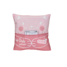 Hergo Umarmungskissen 43 x 15 x 43 cm FĂĽhl Dich von Herzen gedrĂĽckt! (rot)