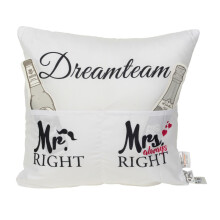 Hergo Sofahelden Sofakissen 43 x 43 cm Dreamteam
