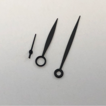 (Watch Hands) 37mm White Enamel Watch Dial Black Hands for ETA 6497/6498/ST3600/3621 Movements