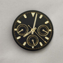 (1) 29.5mm Luminous Dial and Hands Kit for VK63 Quartz Movement Watch Repair Parts