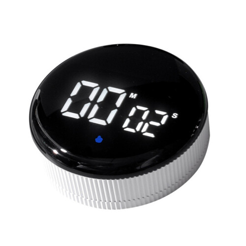 GS-302 Large Screen LED Electronic Rotating Kitchen Timer (Ivory White)