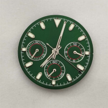 (8) 29.5mm Luminous Dial and Hands Kit for VK63 Quartz Movement Watch Repair Parts