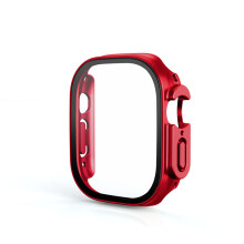 (49mm-Original red) Apple Watch Ultra 8 49mm S8 8th Gen Screen Protector Case Cover