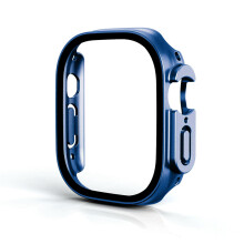 (49mm-Original  blue) For Apple Watch Ultra 8 49mm S8 8th Gen Screen Protector Case Cover