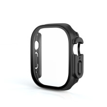 (49mm-Black) For Apple Watch Ultra 8 49mm S8 8th Gen Screen Protector Case Cover