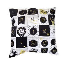 Sofahelden Adventskissen 40 x 40 cm Black and White