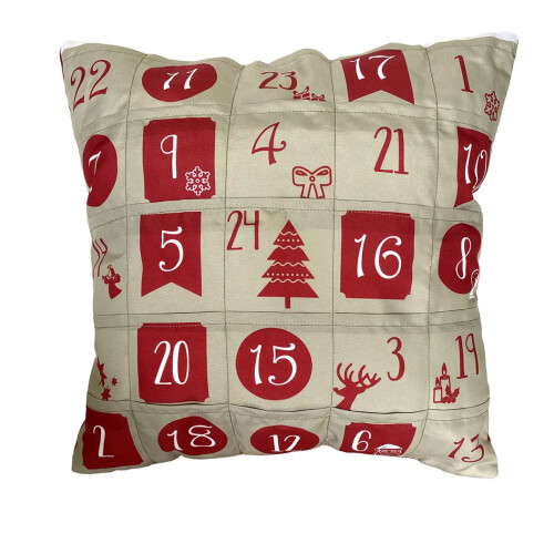Sofahelden Adventskissen 40 x 40 cm Nostalgie