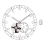 Silver Plated Automatic Mechanical Watch Movement for Miyota 82S5 3