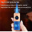 2025 Butane Torch Lighter Triple Jet Flame Touch Ignition Windproof Refillable Fuel Window Blue 4