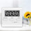 2X Kitchen Timers Large LCD Digital Kitchen Countdown Timer Stopwatch Alarms Convenient Cooking Alarms Clock 6