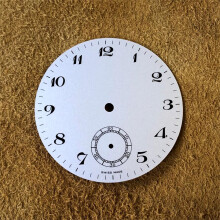 (C) 38.9mm Watch Dial 6 o'Clock Seconds for ETA6498/ST3621 Movement Watch Repair