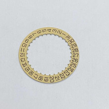 ((Gold) 3 O'clock) Date Indicator Date Wheel 3 'clock 6 o'clock Disc for 2892 2892A2 Movement