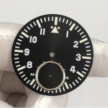 (1) 38.8mm Watch Luminous Dial 6 o'clock Subdial for ST3621/ETA6498 Movement