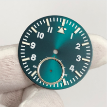 (4) 38.8mm Watch Luminous Dial 6 o'clock Subdial for ST3621/ETA6498 Movement