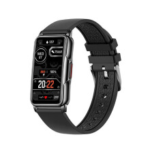 (Black) H80 Bracelet Fashion Bluetooth-Compatible Talking Watch 1.47" Large Screen Watch
