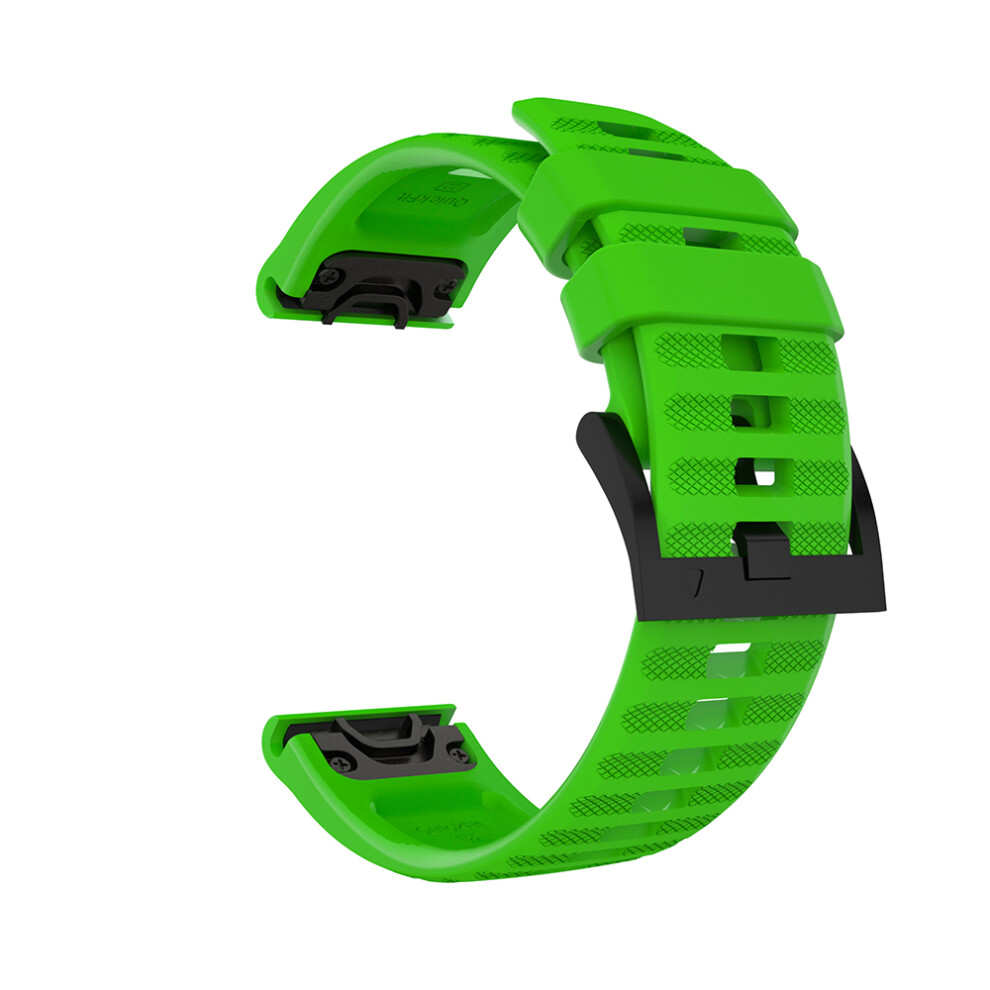 (Grass green) For Garmin Fenix7/6  Silicone Band Replacement Sport Strap