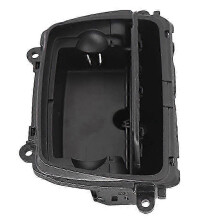 Neuer schwarzer Kunststoff-Aschenbecher für die Mittelkonsole, passend für BMW 5er F10 F11 F18 (Teilenummer: 51169206347 g).