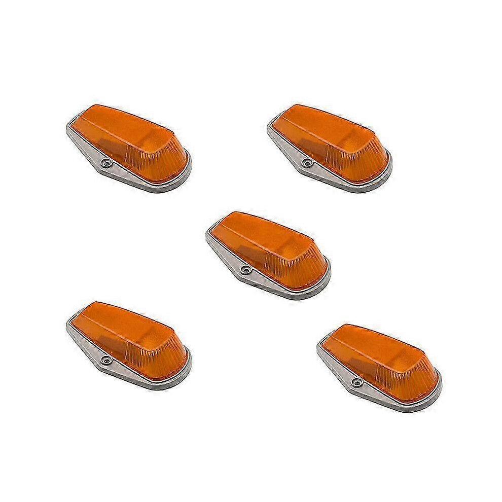 5Packs Cab Marker Lens Led Cab Roof Running S Cab Roof Running S2024123081 Light/Amber 7624176660801