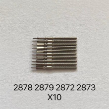 ((10pcs)2878 2879) 10pcs Winding Stem Watch for 2813 8200 2836 2824 NH35 SW200 Movement Accessories