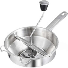 Potato Ricer, Potato Squeezer, Large Potato Ricer with Non- slip silicone long handle, Heavy Duty St