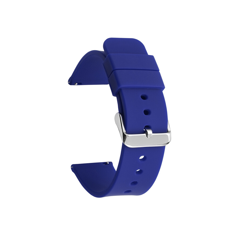 (Royal 18Mm) Universal Smart Watch Strap With Switchable Raw Ear Design Blue 113121216578
