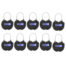 10X Lock LCD Display Lock Multifunction Travel Electronic Timer
