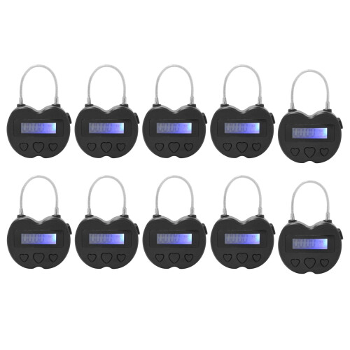 10X   Lock LCD Display  Lock Multifunction Travel Electronic Timer
