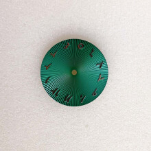 (Green) Watch Accessories Modified 28.5mm Dial Rome for NH35/NH36 Automatic Movement