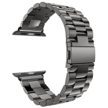 (Black, 38/40/41mm) Stainless Steel Bracelet Band for iWatch Series 4/5/6/SE/7/8 - Durable & Stylish Watch Strap