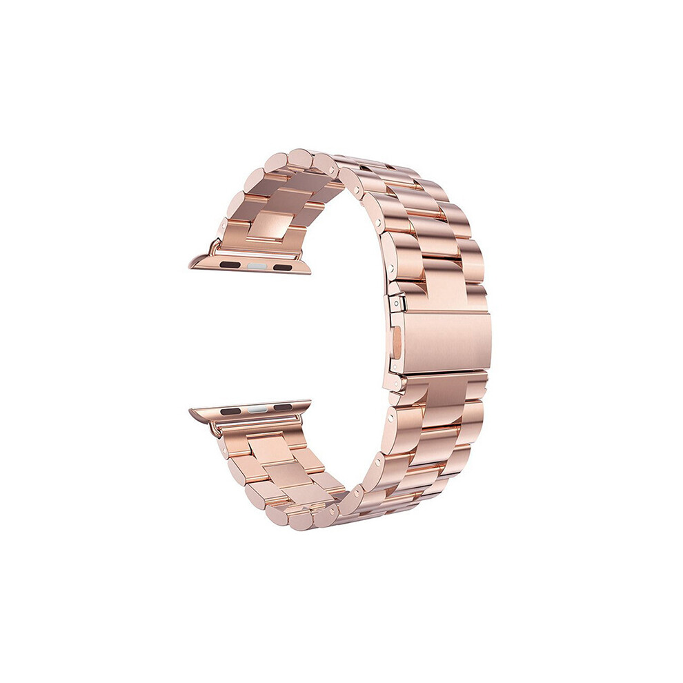 Gold (Rose 42/44/45Mm) Stainless Steel Strap For Iwatch Series 4 5 6 Se 7 8 Generation Bracelet Band