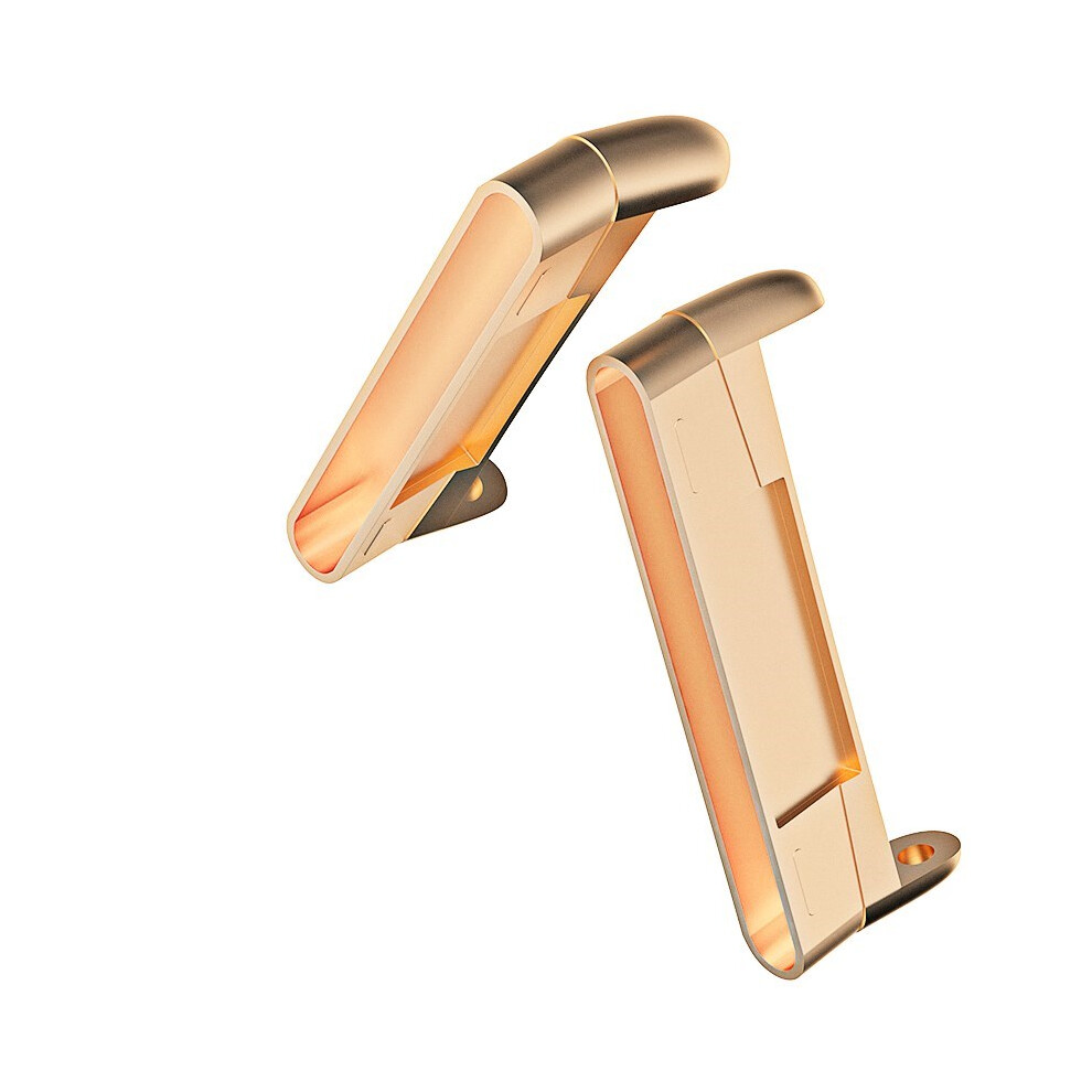 (Rose Gold) For Fitbit Versa4 Strap Connector Versa3/Sense/Sense2 Universal Metal Head Piece 320997409144