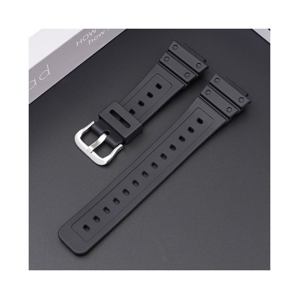 Black (Black) Substitute For Casio Watch Strap Dw-6900/Gw-M5610/Dw-5600E Coloured Strap