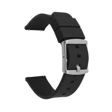 (Black) Co-Branded Moon Planet 20MM Watch Straps for Omega
