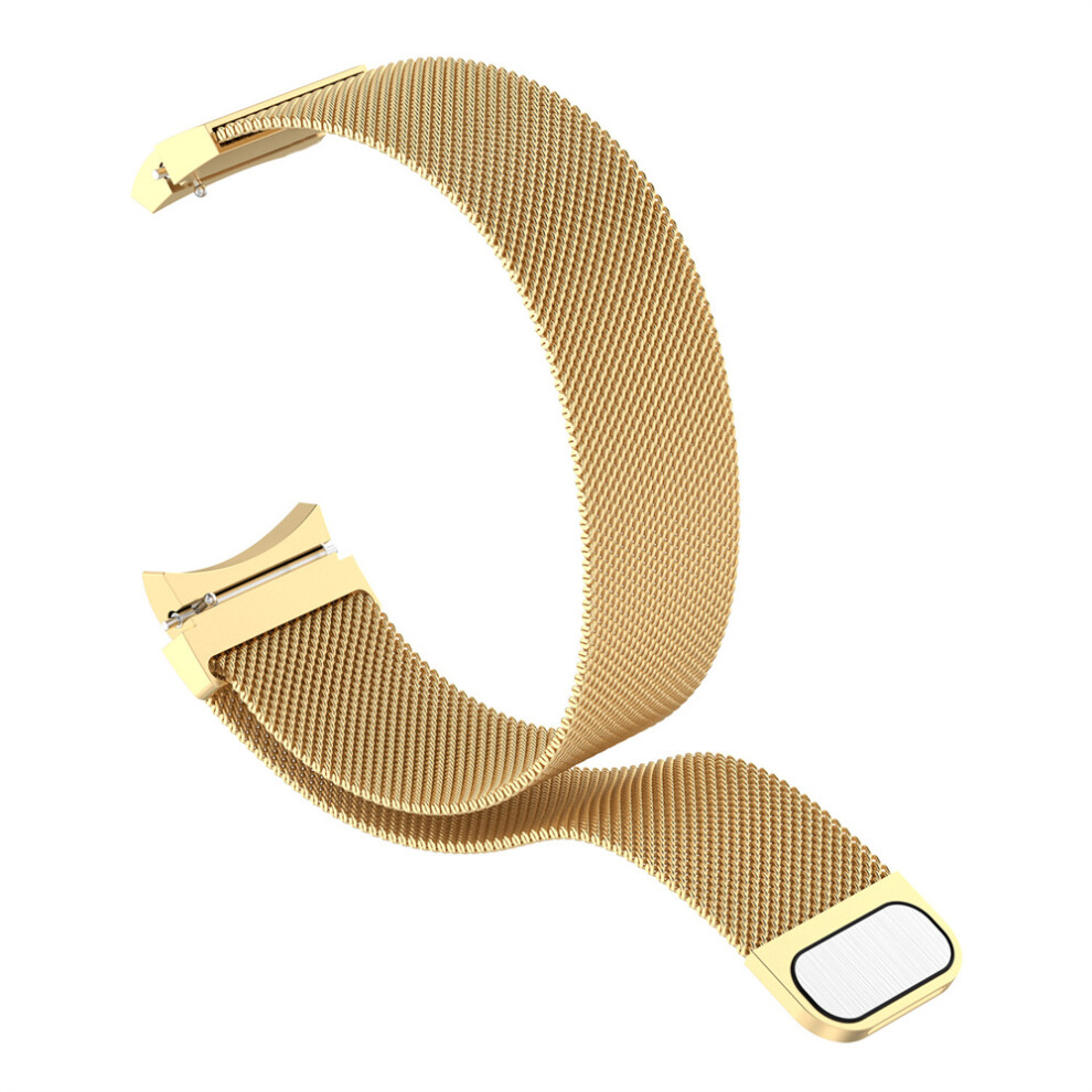 Gold (Gold) For Samsung Watch6/5/4 Classic Milanese Stainless Steel Braided Strap Watch Band
