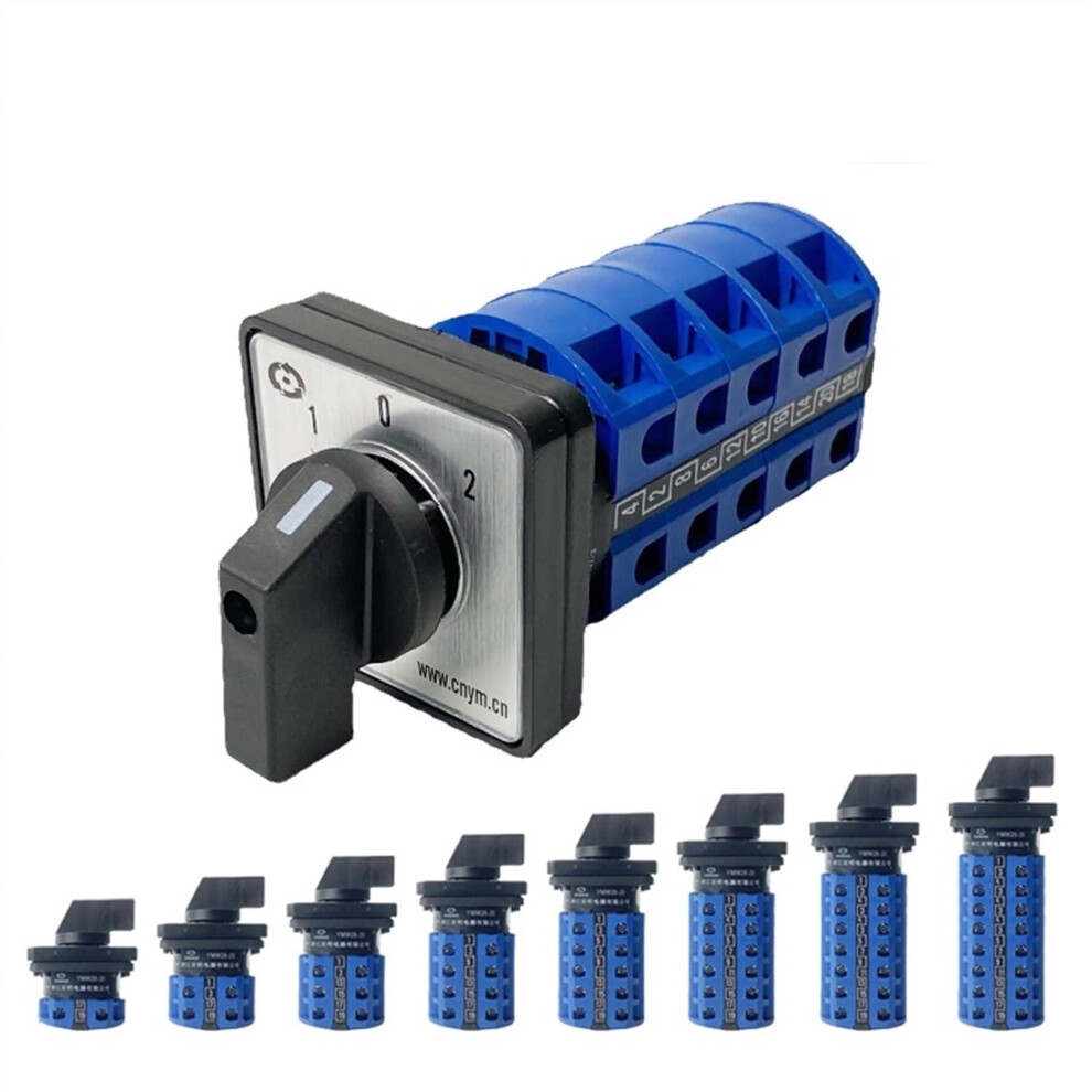 Lw2625 Rotary Cam Switch 25A 690V Voltage Control Multipole Selector With Durable Silver Contacts 9771547049067