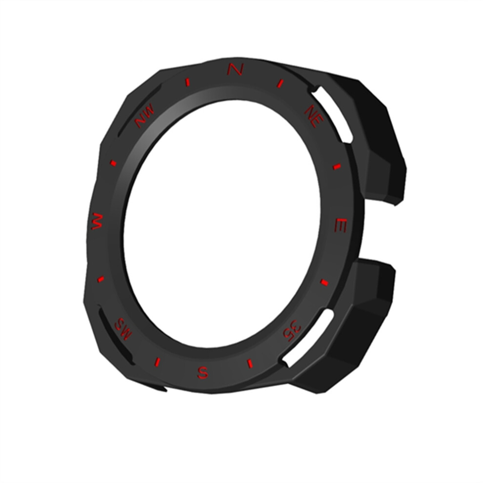 (Black And Red) Pc Protective Watch Case For Huawei Cyber Smart Watch Screen Protector Cover Black,Red 320997415336
