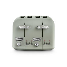 De'Longhi Argento Flora CT04.GR 4 Slice Toaster - Peppermint Green