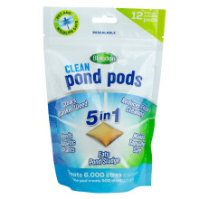 Blagdon Clean Pond Pods, Clears Blanket Weed, Reduces Filter Cleaning, Feeds Aquatic Plants, Eats Pond Sludge, Removes Chlorine, Makes Tap Water Safe