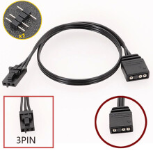 For Corsair 4 Pin RGB to Standard ARGB 5V 3 Pin Connector Adapter 25cm