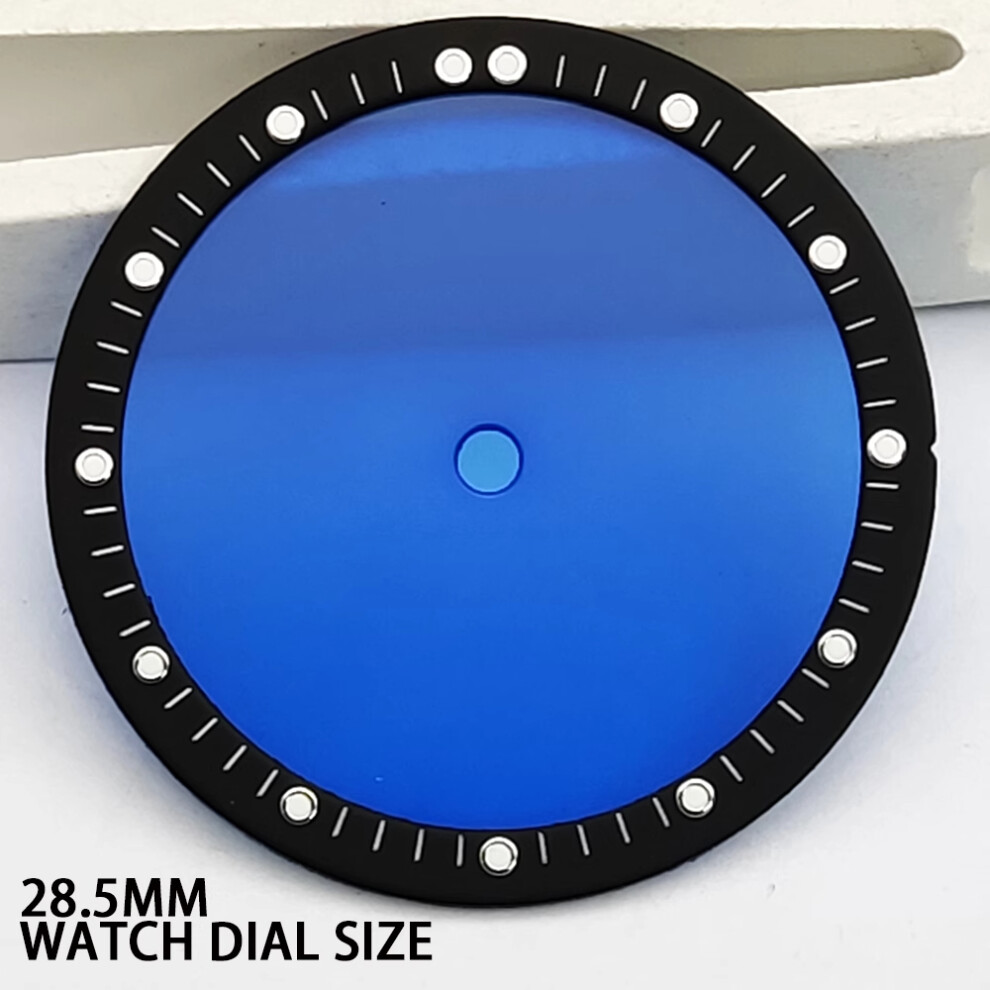 (Colour C) 28.5Mm Dial Watch Dial Luminous For Nh35/36/38/70 Movements Watch Accessories Green 320997427384