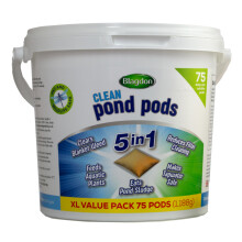 Blagdon Clean Pond Pods, Clears Blanket Weed, Reduces Filter Cleaning, Feeds Aquatic Plants, Eats Pond Sludge, Removes Chlorine, Makes Tap Water Safe