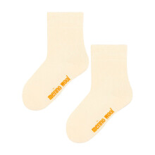 (5-6 Years, Creme) Steven - Merinowolle socken Kinder | Warme gerippte socken gestrickte für Winter | Stefan