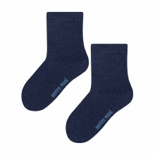 (7-10 Years, Marine) Steven - Merinowolle socken Kinder | Warme gerippte socken gestrickte für Winter | Stefan