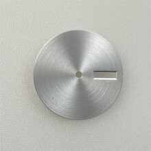(Silver Double Calendar) For NH34/35/36 Movement Modified Color Unscaled Calendar Dial 28.5mm