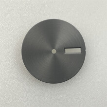 (Black Double Calendar) For NH34/35/36 Movement Modified Color Unscaled Calendar Dial 28.5mm