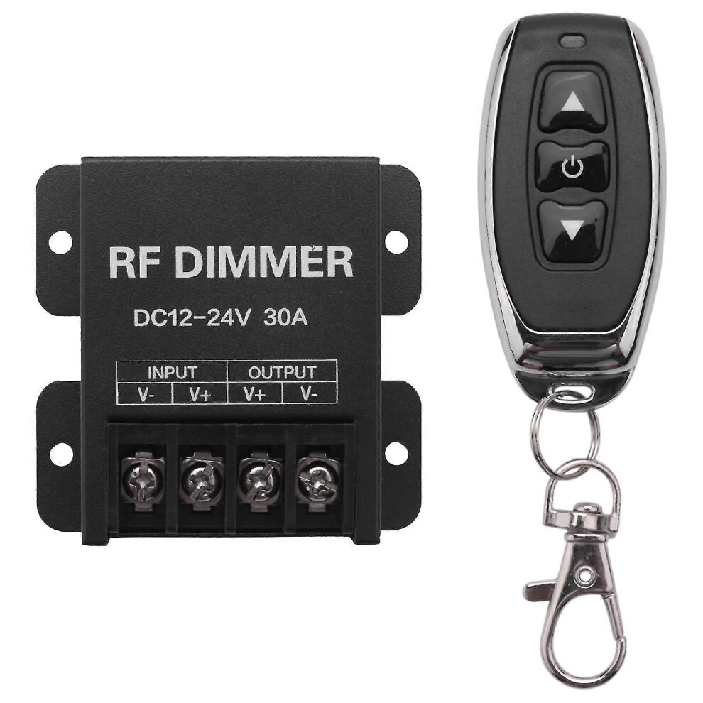 12V Rf Led Dimmer Wireless Brightness 3 Keys Remote Controller Dc 12V- 24V 30A 360W 720W For 5050 3 7624176647482
