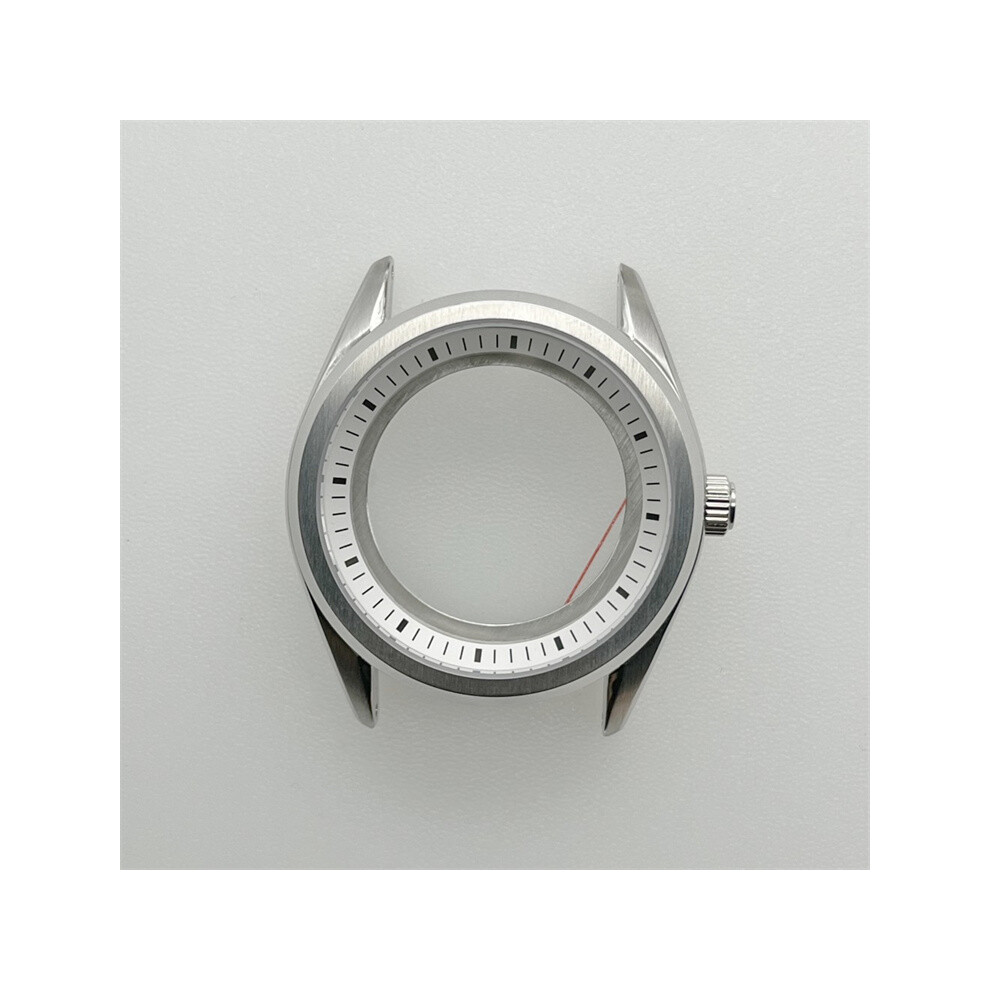 (White) 41Mm Watch Case For Seiko Nh35/36 4R35a 4R36a Movement Watch Modification Parts White 320997428503