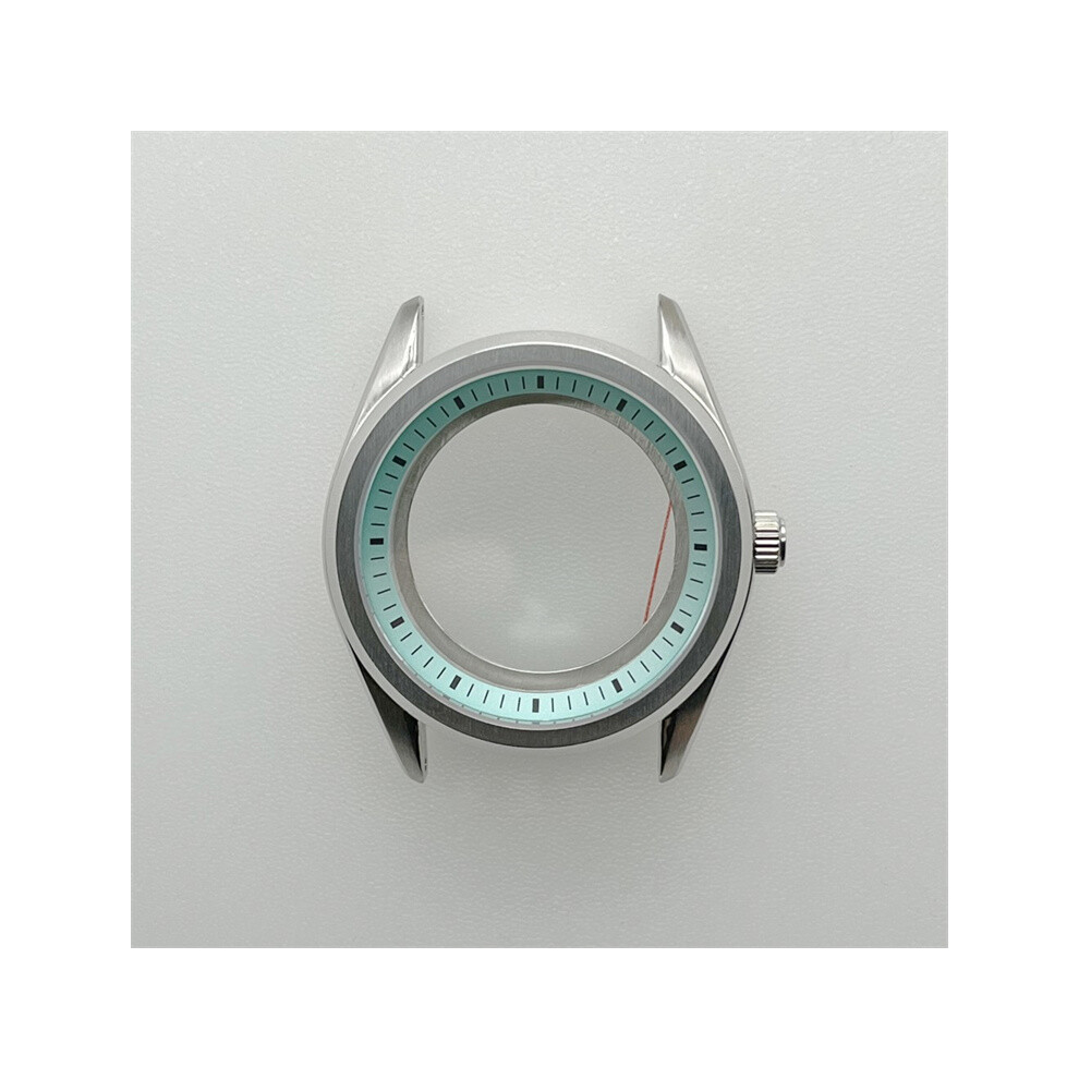 (Blue) 41Mm Watch Case For Seiko Nh35/36 4R35a 4R36a Movement Watch Modification Parts Blue 320997428527